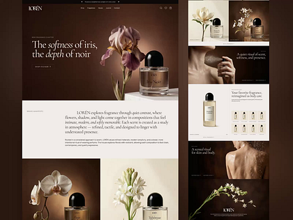 Luxury Perfume & Body Care E-Commerce Website Design