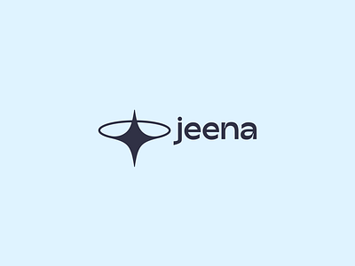 Jeena. Logotype for neurostartup branding design graphic design identity logo logo design logotype star startup vector