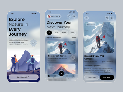 Travel Booking App UI/UX Design