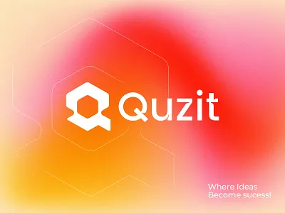 Quzit Brand ai logo design branding design letter logo logo design minimalist logo simple logo