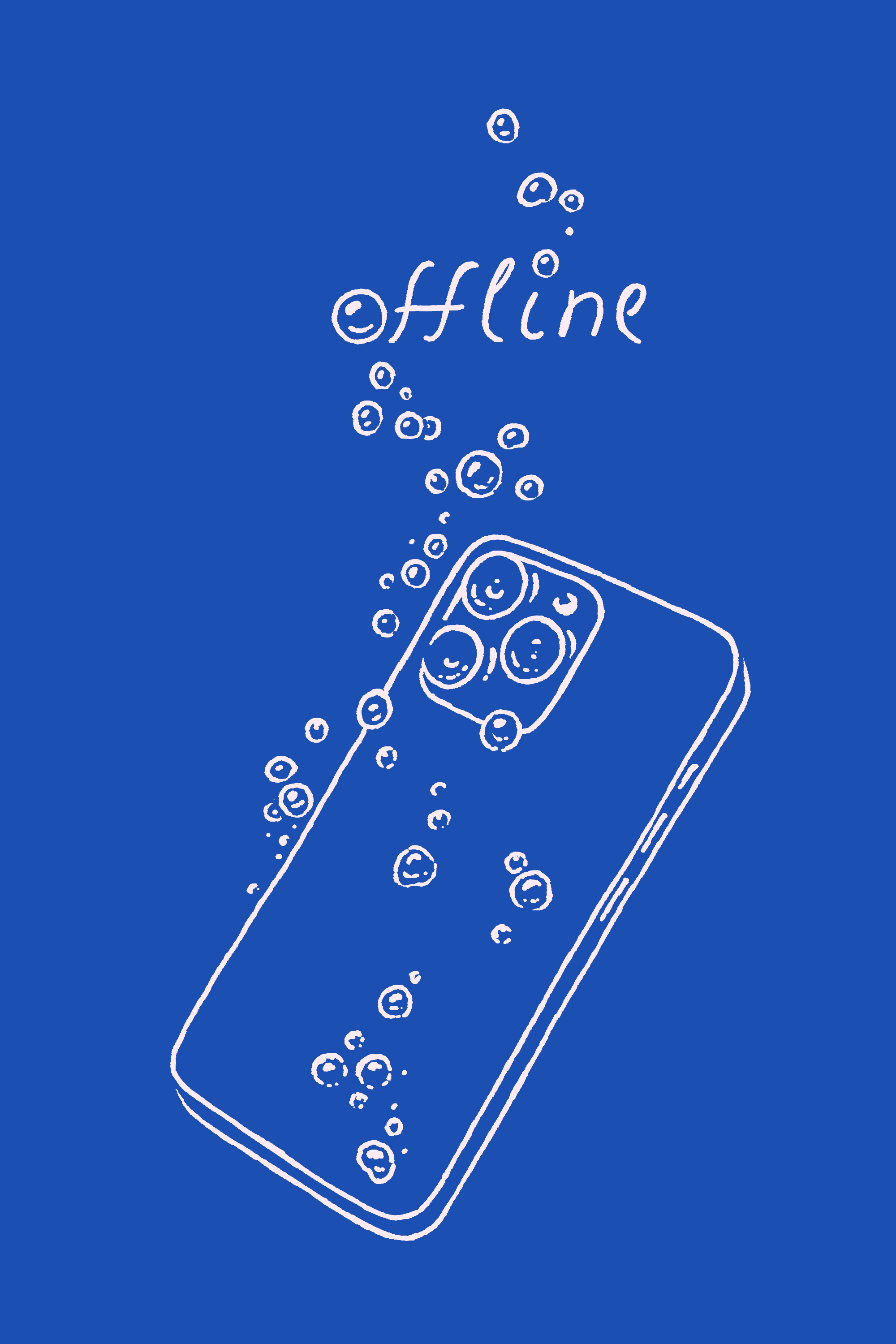 offline illustration iphone