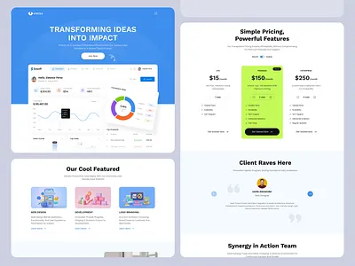 AI SaaS Landing Page Design ai design business website clean design convertion design digital product interface design landing page modern ui product design saas saas design startup design tech startup ui design ux design web design web ui website design
