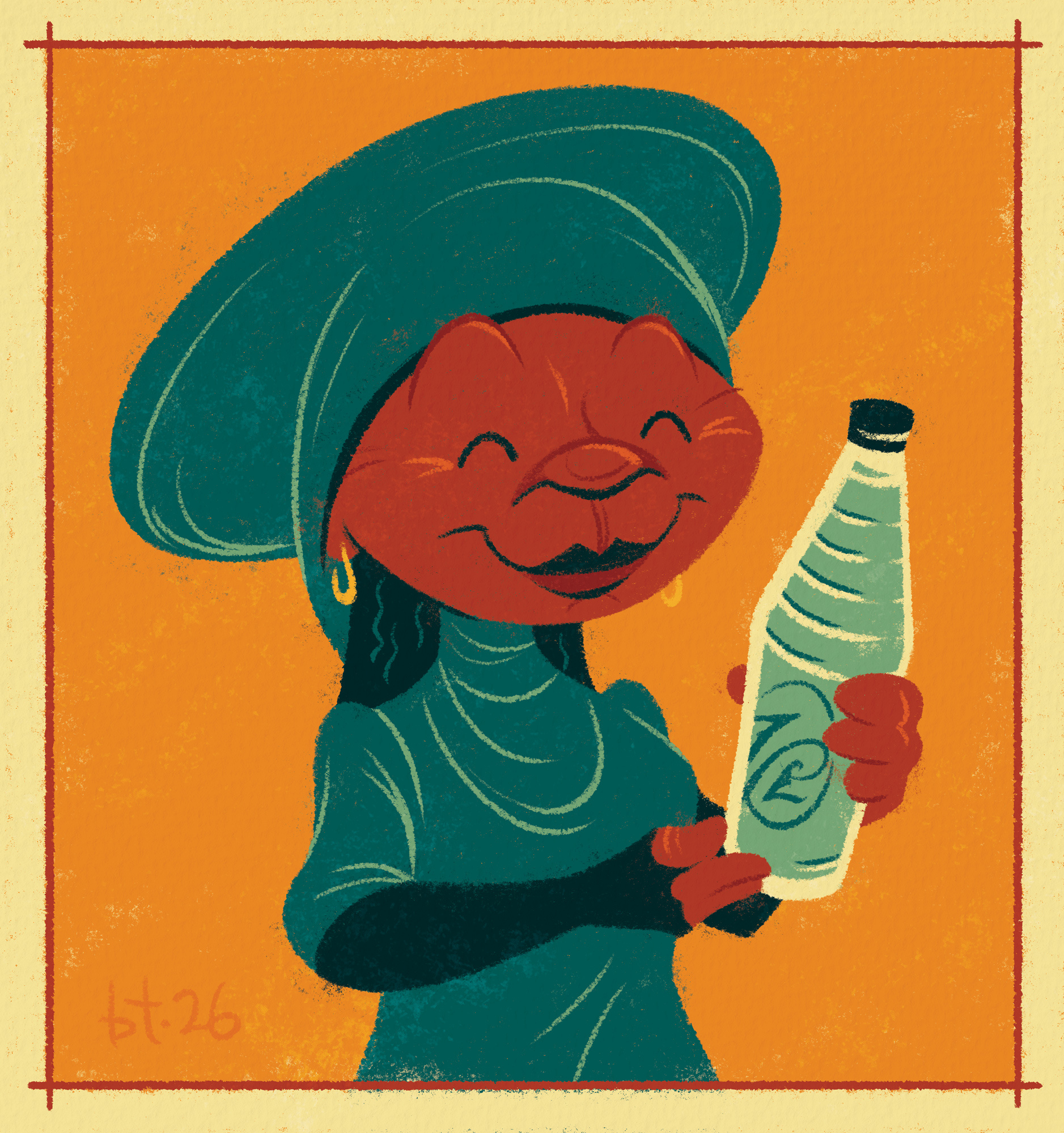 The Listener... bartender character design digital illustration el aurian enterprise enterprise d guinan illustration retro romulan ale star trek star trek the next generation star trek tng ten forward vintage whoopi goldberg