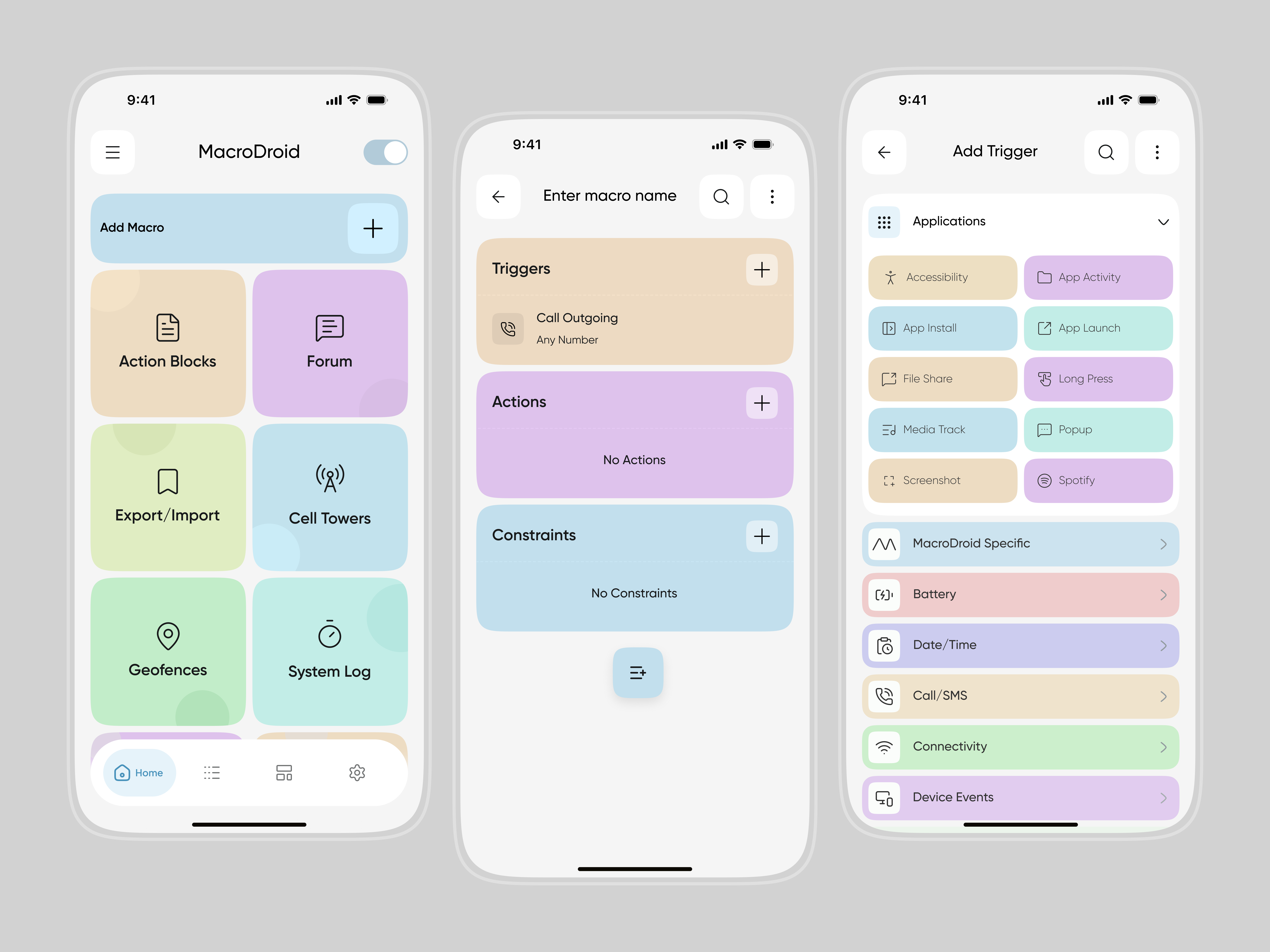 Automation App Design app design automation automation app mobile app mobile app design modern ui productivity app smart workflow ui design ux design workflow app