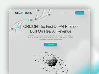 DeF AI Protocol Landing Page ai landing page ai website blockchain crypto landing page cryptocurrency defi landing page logo product protocol saas landing page ui ux web design web3 landing page