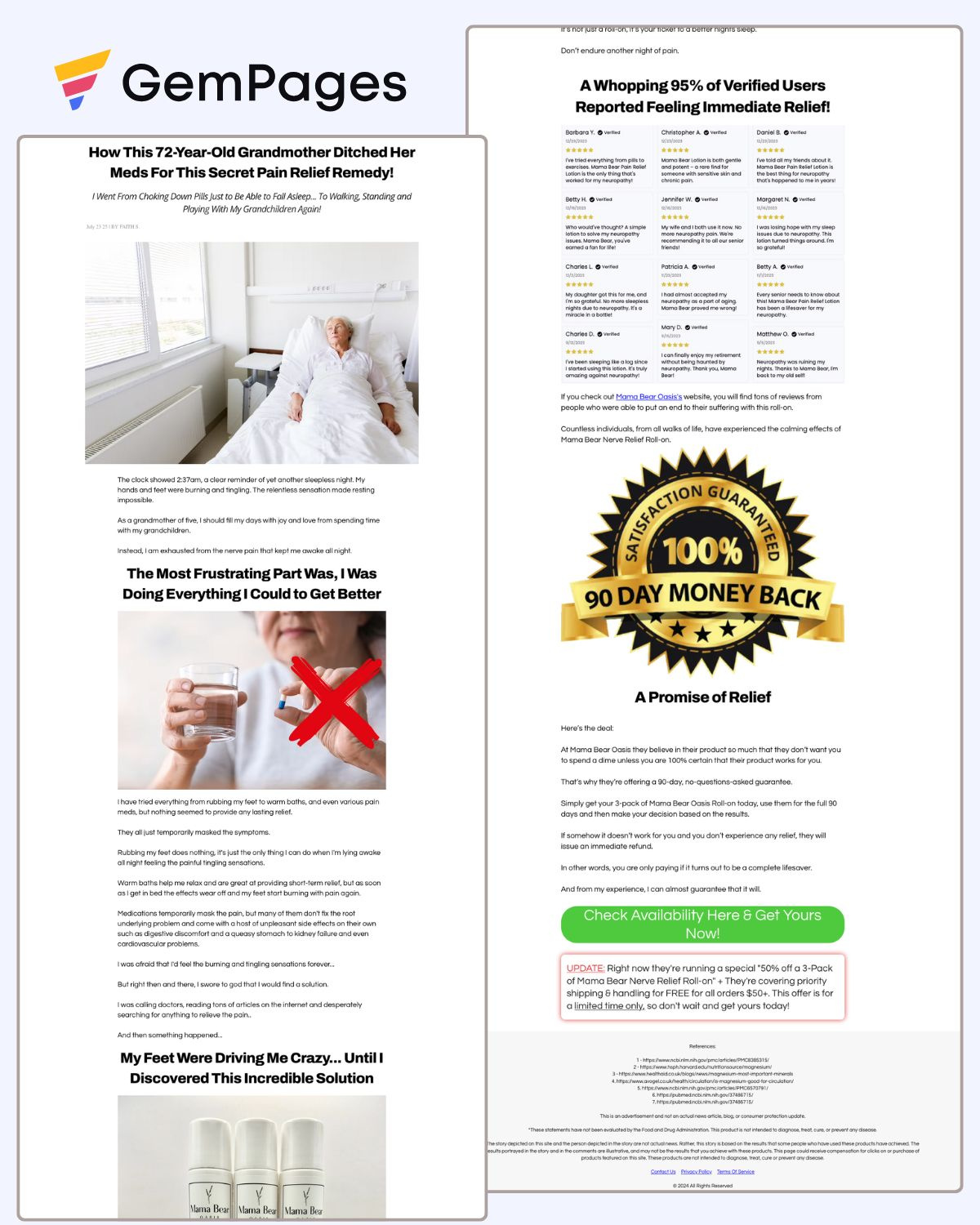 Shopify Advertorial Page | Gempages Template gempages gempages expert gempages template shopify shopify expert