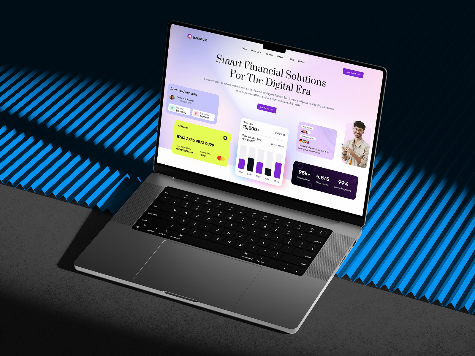 Smart Financial Dashboard for Effortless Management dashboard design financial ui uidesign ux web