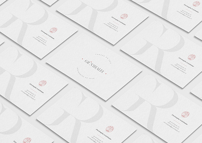 Maison Grunthaler - Visit cards branding design identity visit card