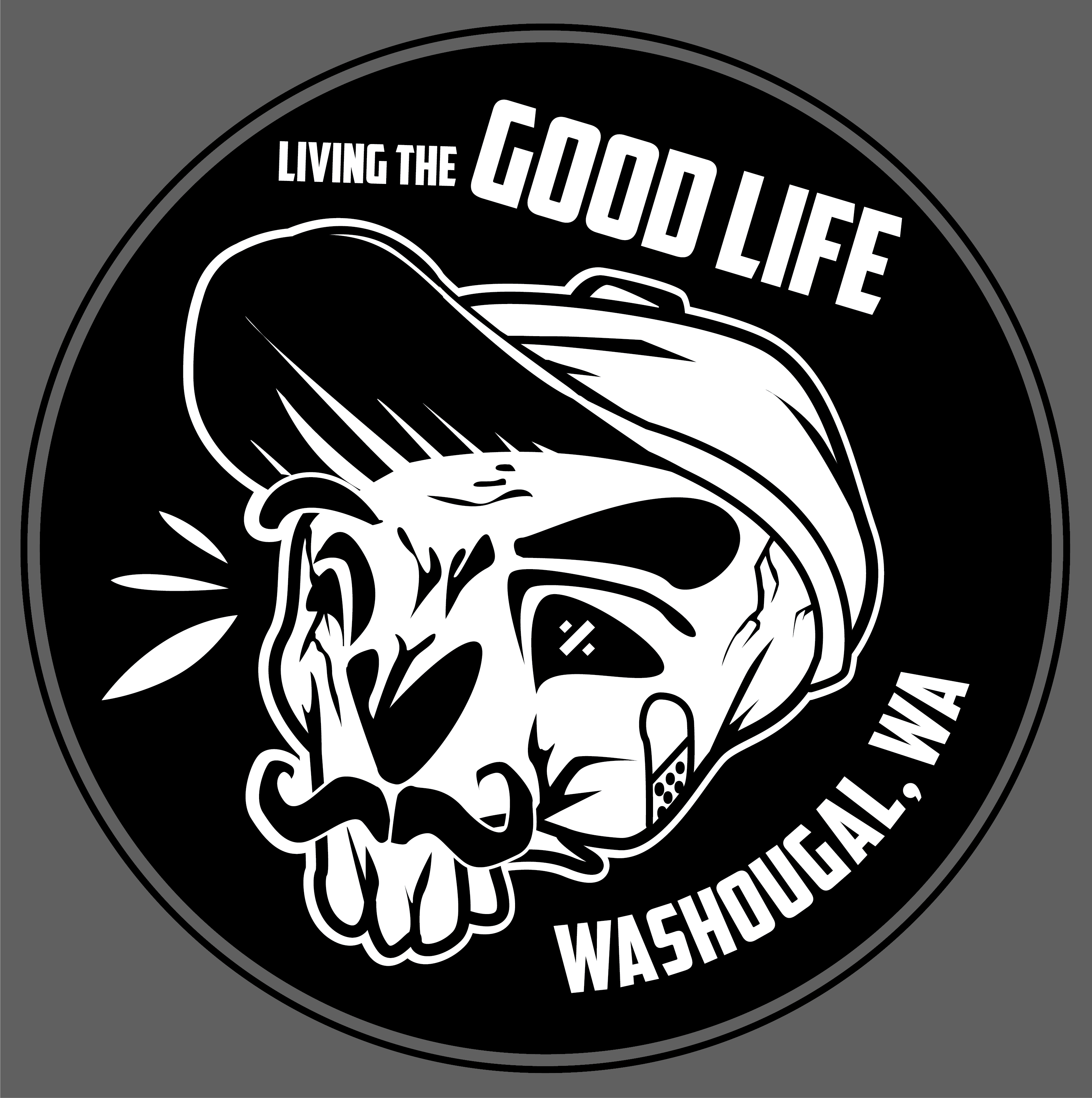 MTB Graphic Tee & Sticker - Living The GOOD LIFE adobe illustrator graphic design illustration sticker