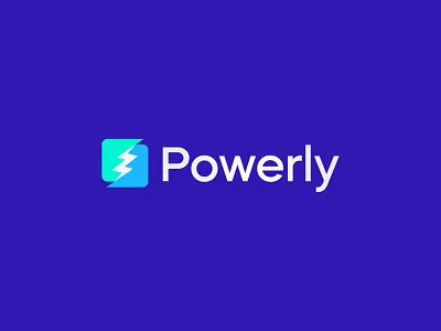 Modern Minimalist Power App Logo app icon bolt brand design brand identity branding design energy energy logo logo logo design logos minimal popular logo power logo solar solar logo strength strong volt