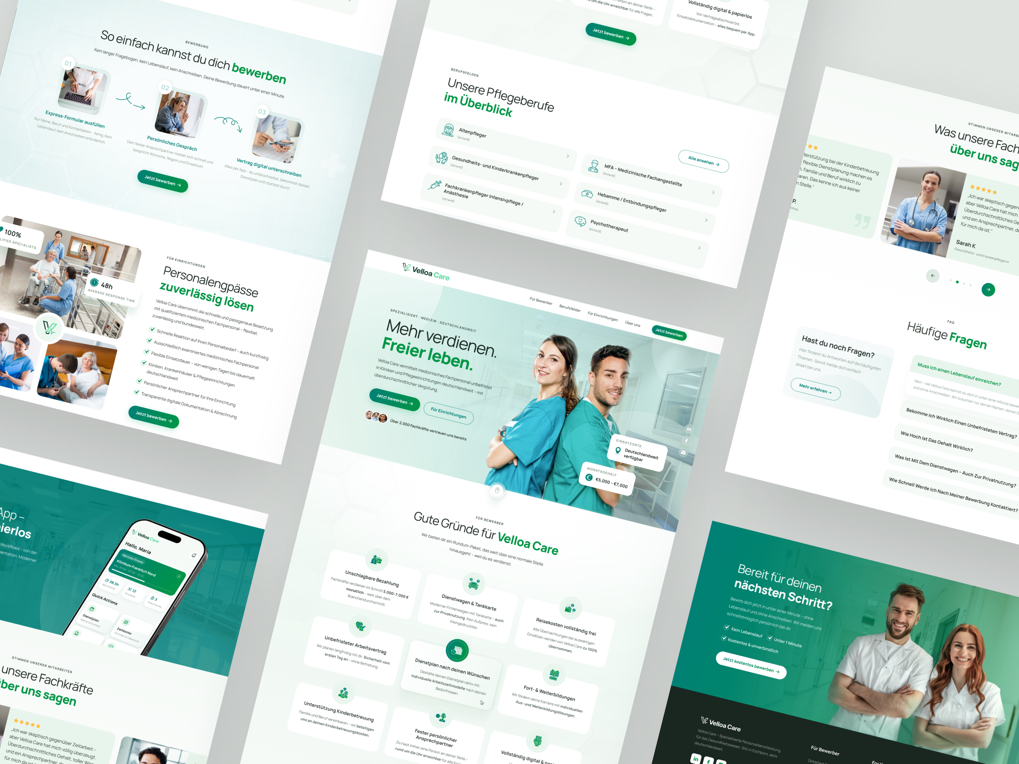 Example of Website Design (4 Pages)