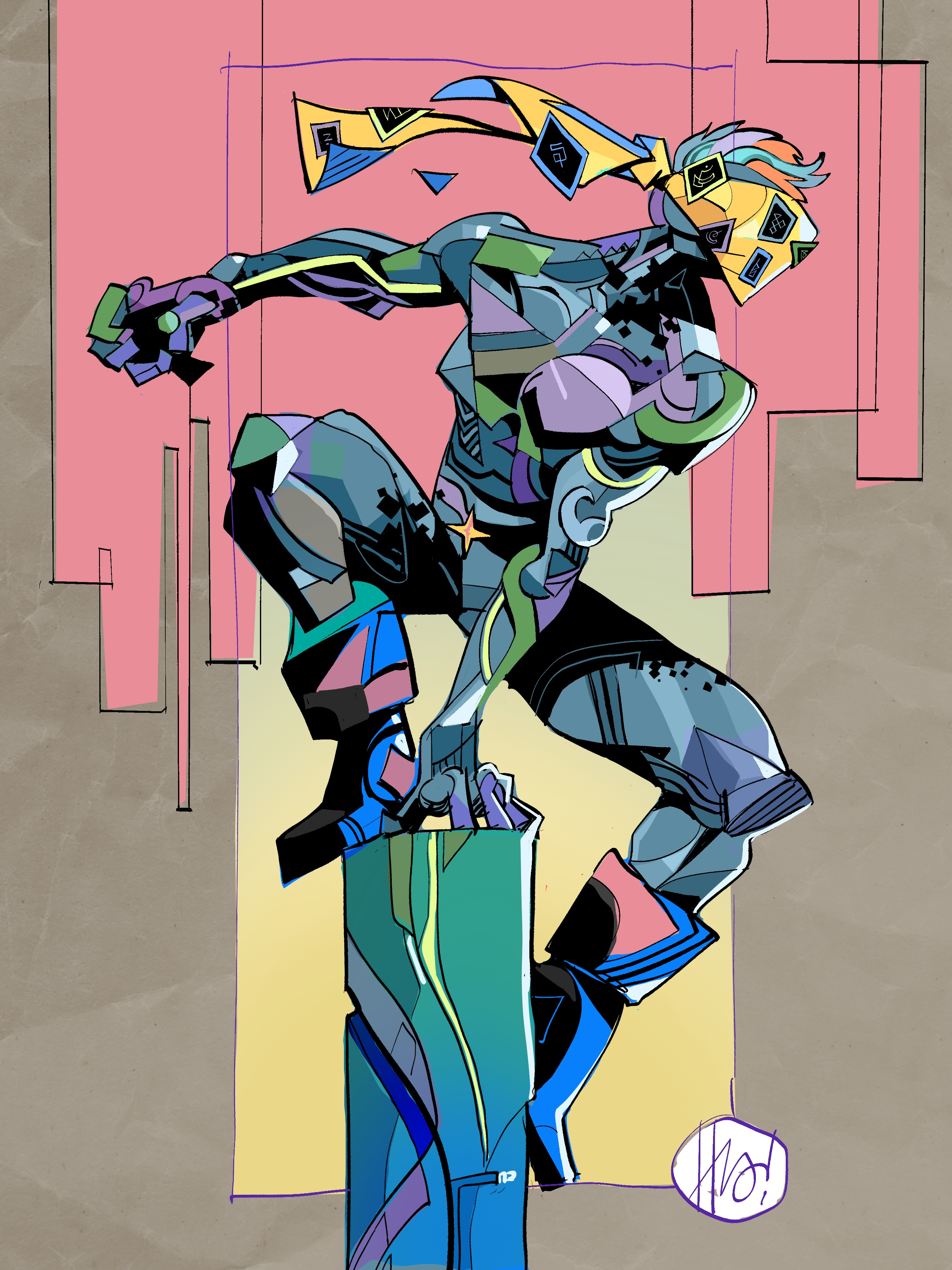 A New Hero 🦹 brand mascot character design hero illustration paladin super power superhero