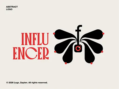 INFLUENCER ABSTRACT 2026 2026 branding graphic design influencer logo logo exploration social media