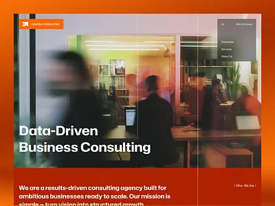 Business Consulting Website Design business consulting data driven design designinspiration dribbble figma landingpage ui ui design uiux user interface webdesign