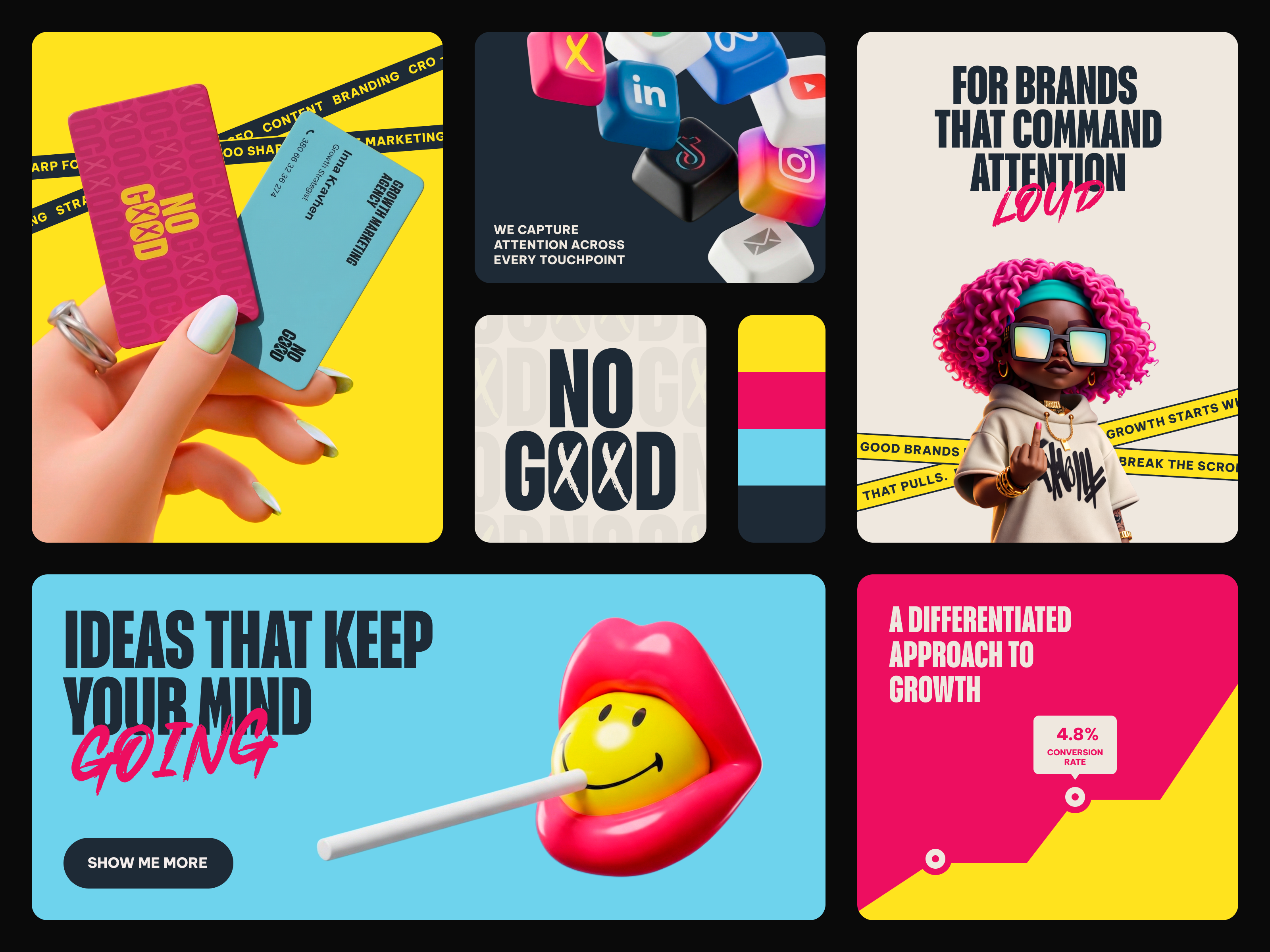 NoGood — Marketing Agency · Branding