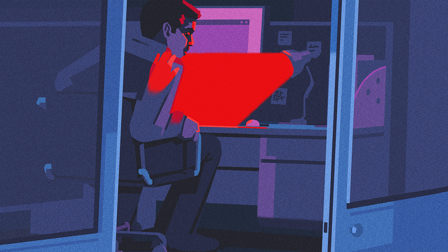 Concept editorial illustration artwork concept digital editorial illustration job magazine mental health publishing work