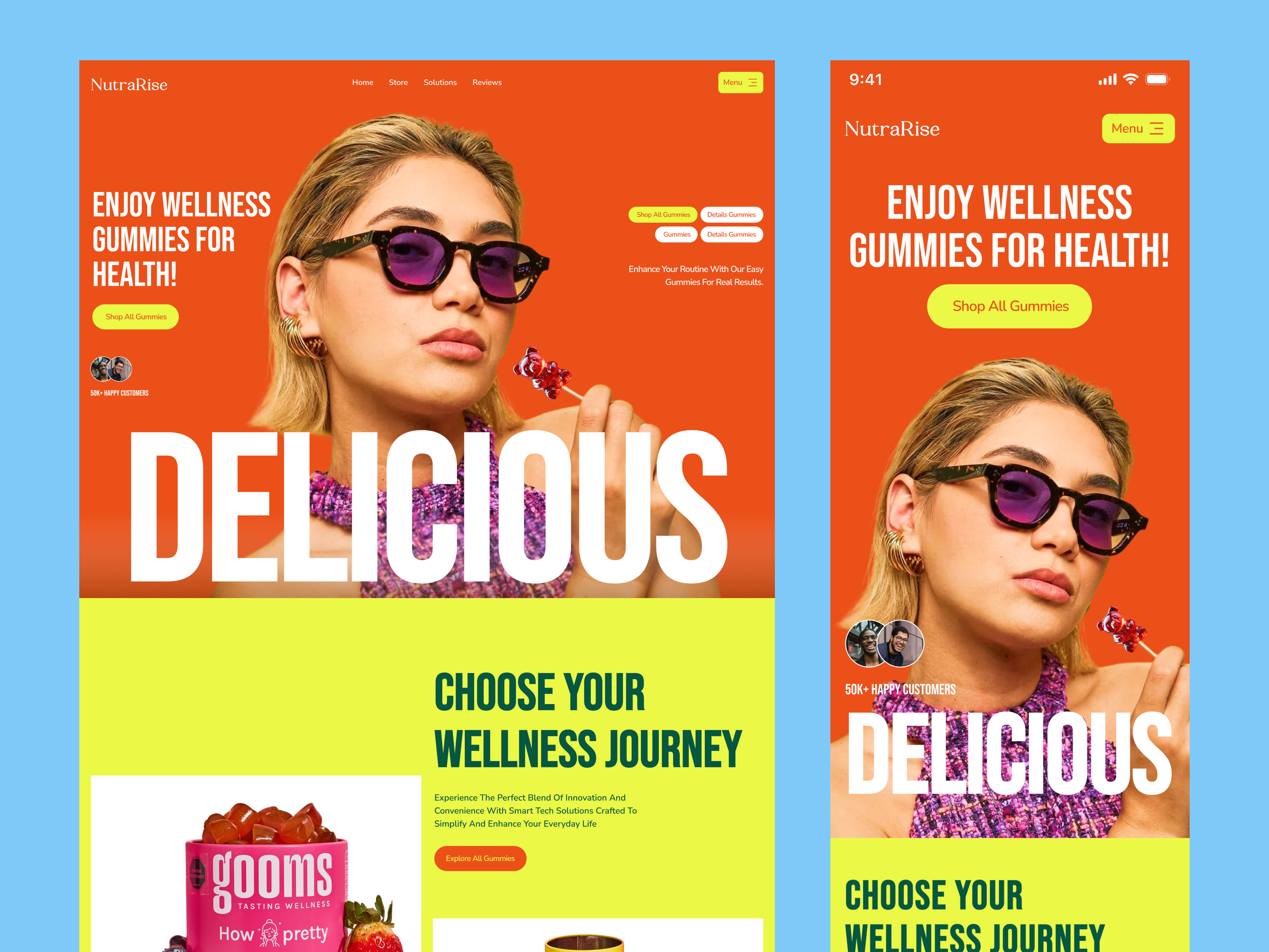 Example of Website UI Design | Website Redesign