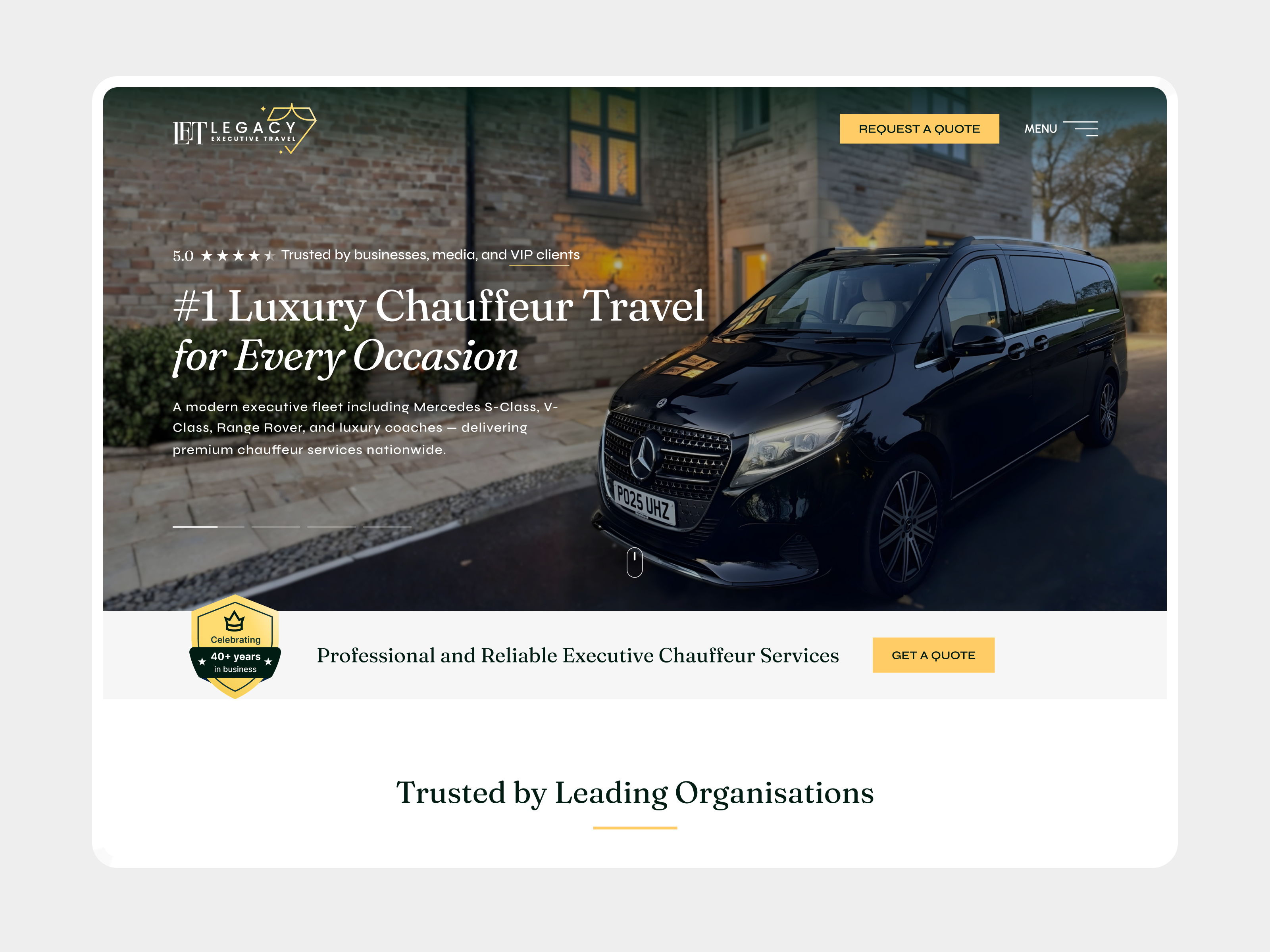 Example of Website Design Audit