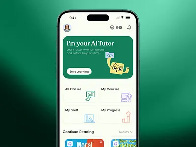 Kids Educational App app design app designer baby app books children education earn and learn education fun education kids kids app kids app design kids educational app kids learning app mobile app mobile app design mobile app designer mobile app ui pastel palette playful design reward system