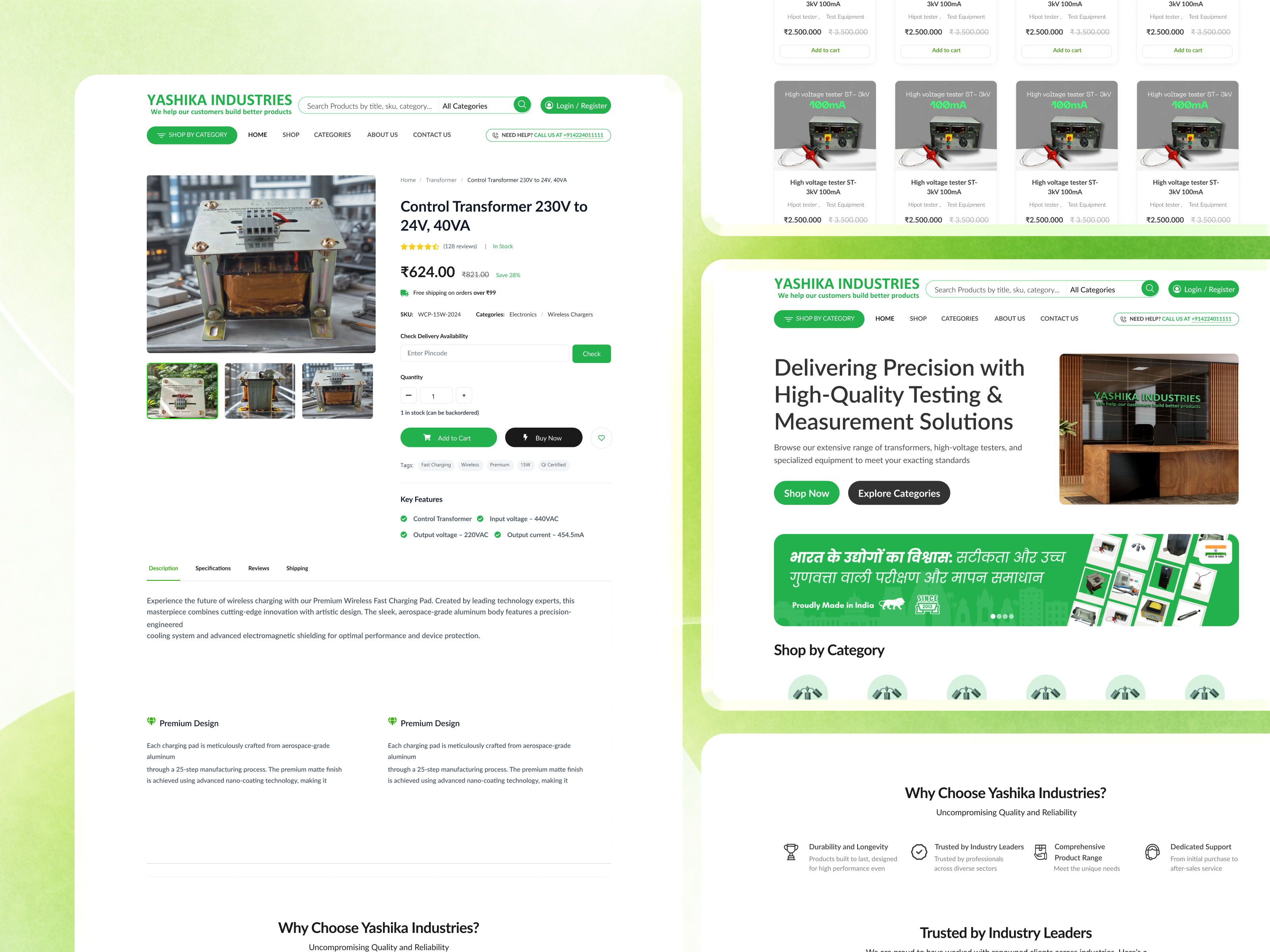 Example of Manufacturing Websites