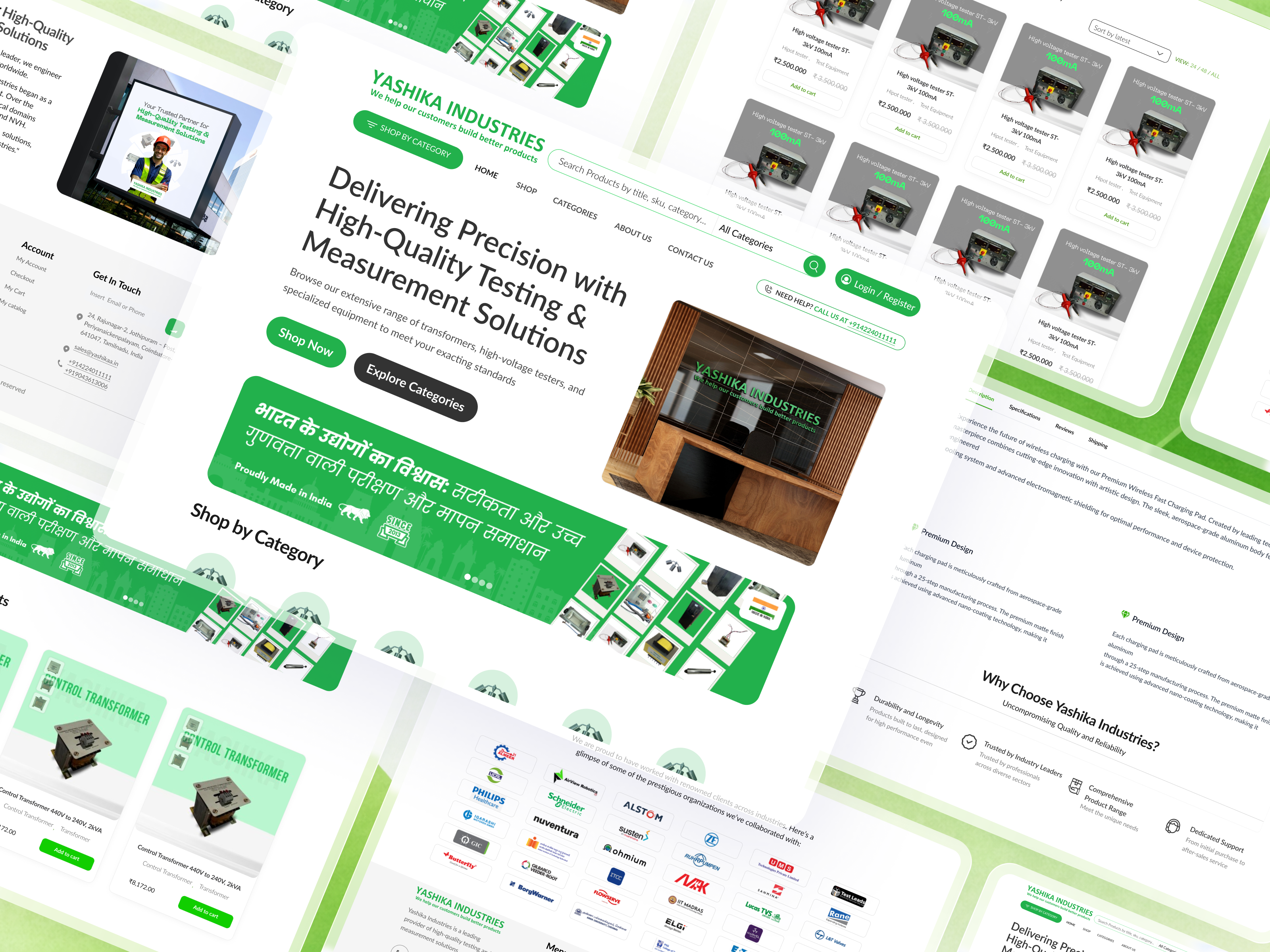 Example of Website Redesign 