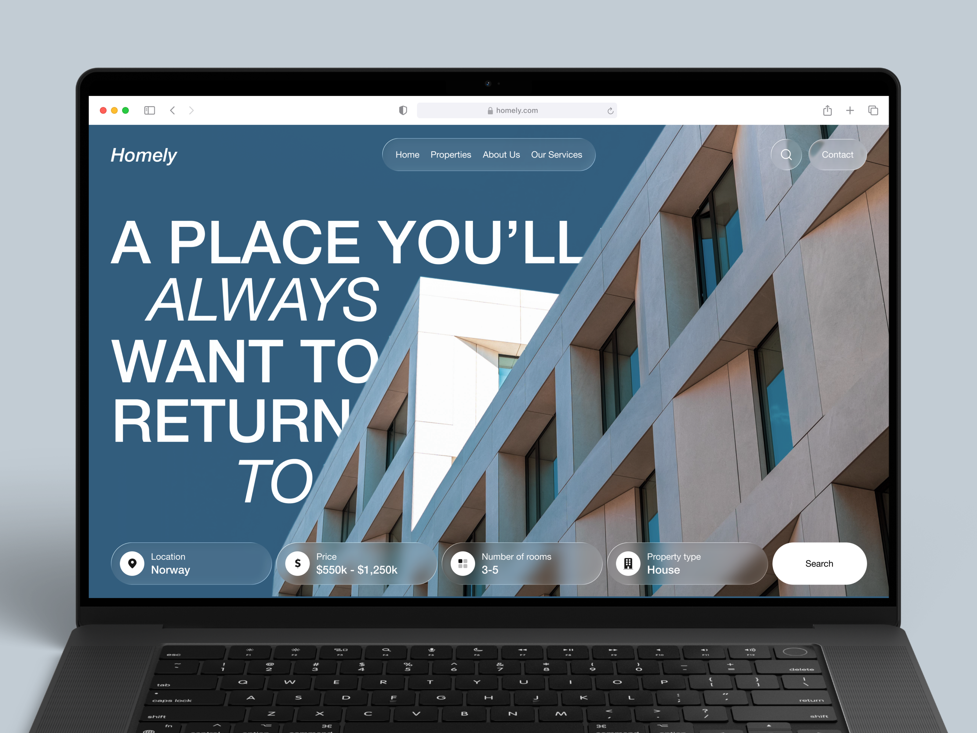 Real Estate Marketplace Website Design