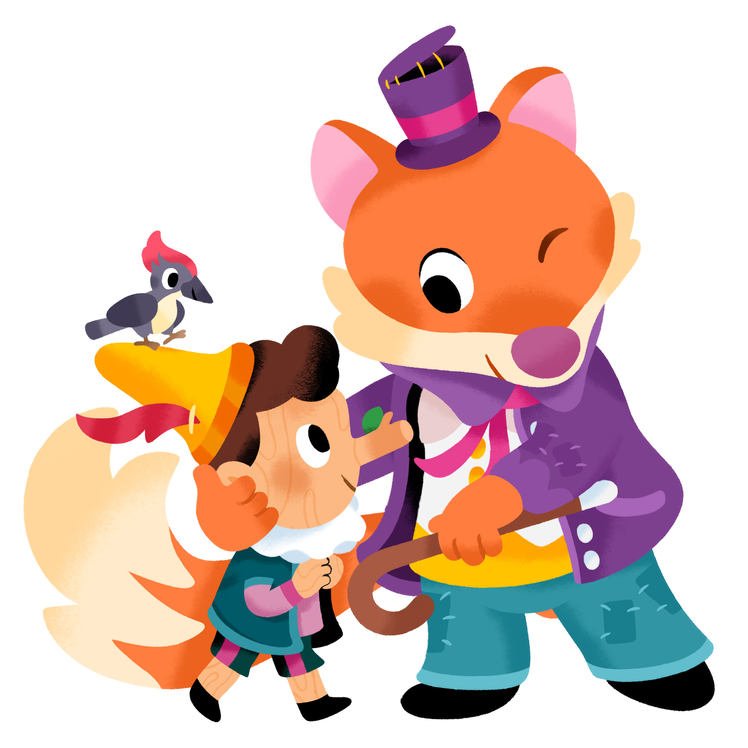 The Fox and the Wooden Boy 🦊🪵