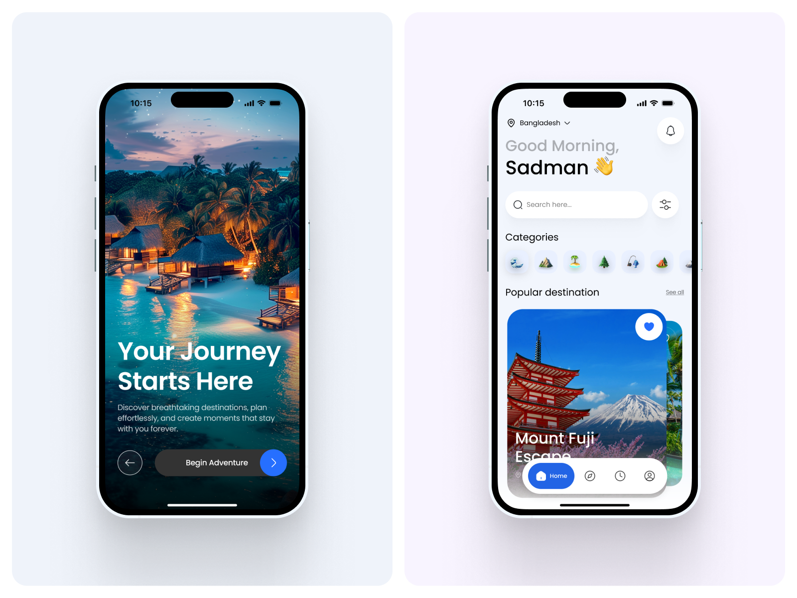 Voyanta Travel App UI ✈️ appdesign cleanui figma interaction ios kineticglyph mobileapp productdesign travel travelapp travelbookingapp ui uiux userinterface ux