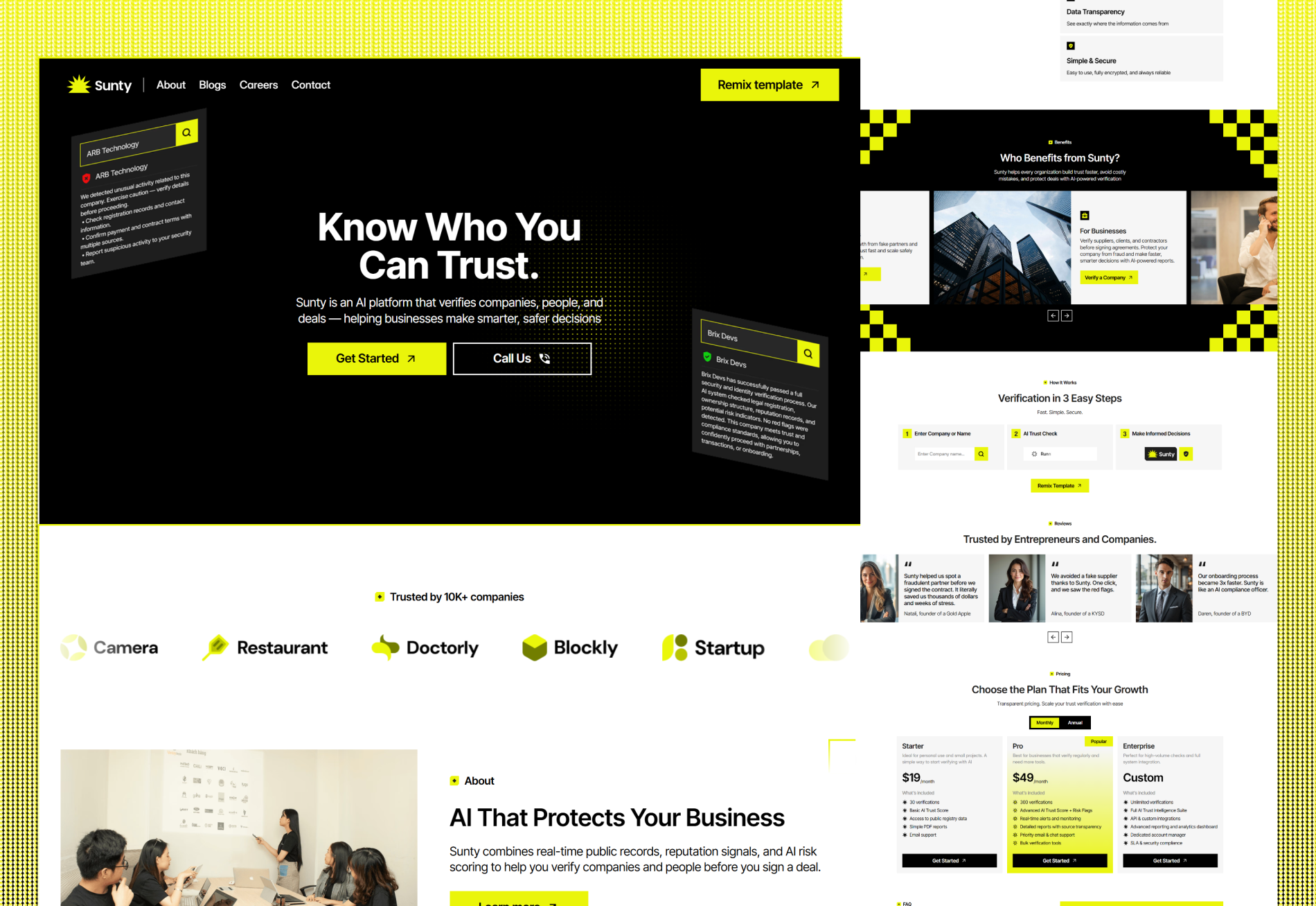 Example of Website Development | Landing Page