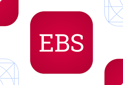 Banking App "EBS" Concept Logo branding dailyui design graphic design icon illustration logo minimal mobile app ui ux