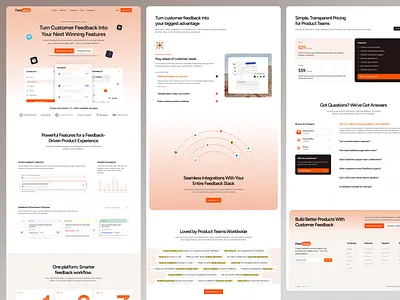 Ai Feedback Management on Autopilot Landing page Design ai ai feedback management analyze autopilot design intelligent landing page uiux design website website design