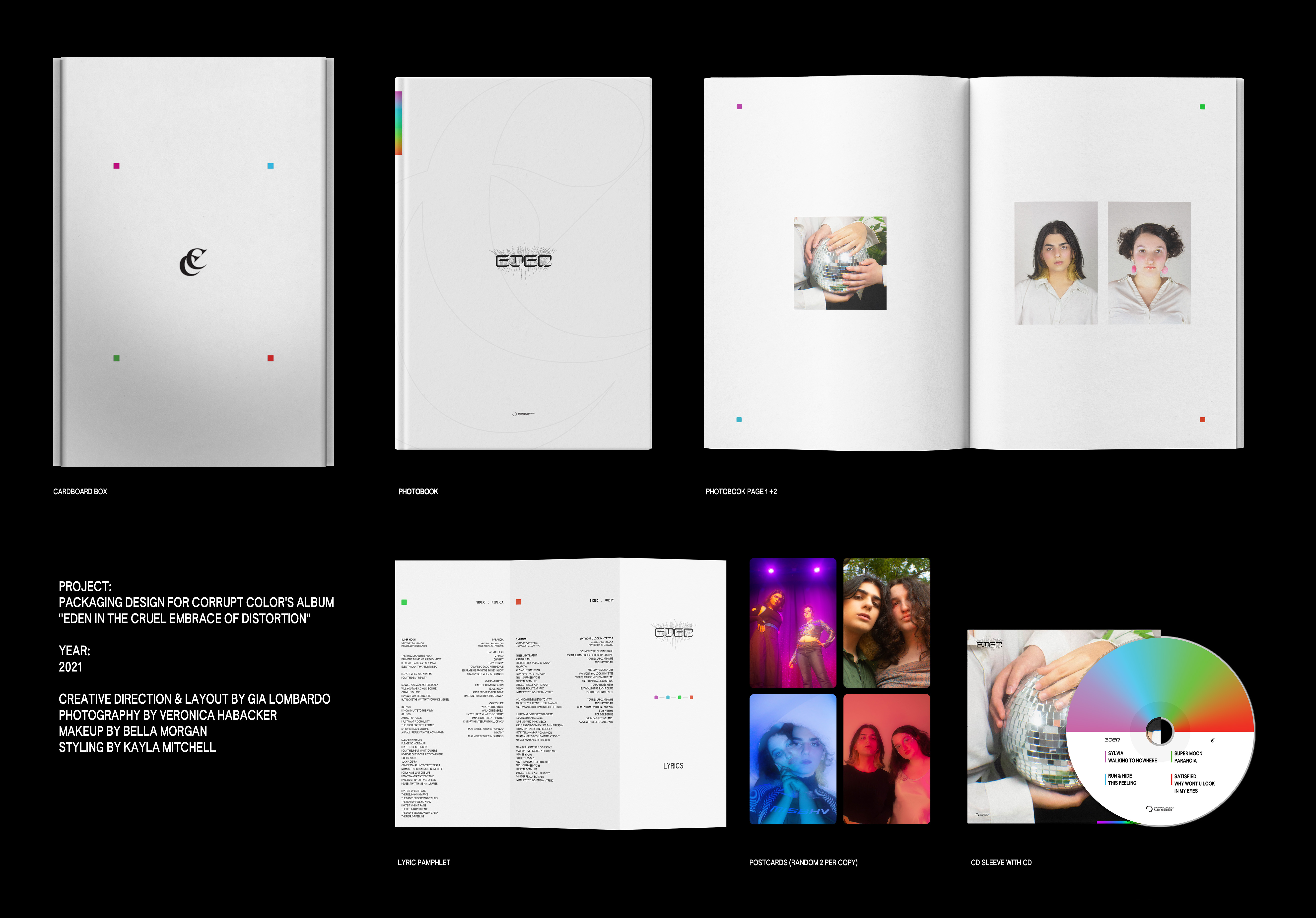 Example of Album Art & Physical Packaging Design