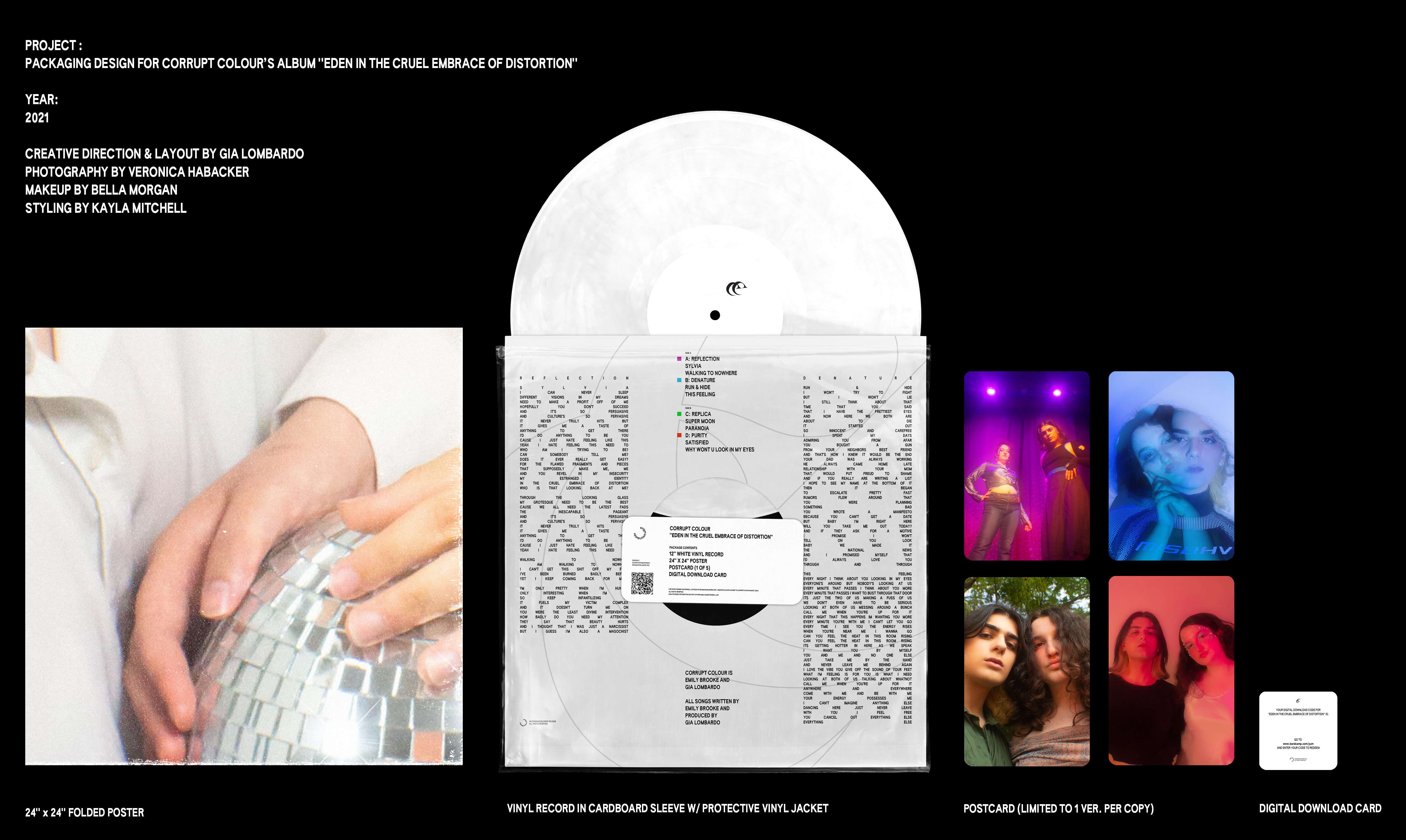 Example of Album Art & Physical Packaging Design
