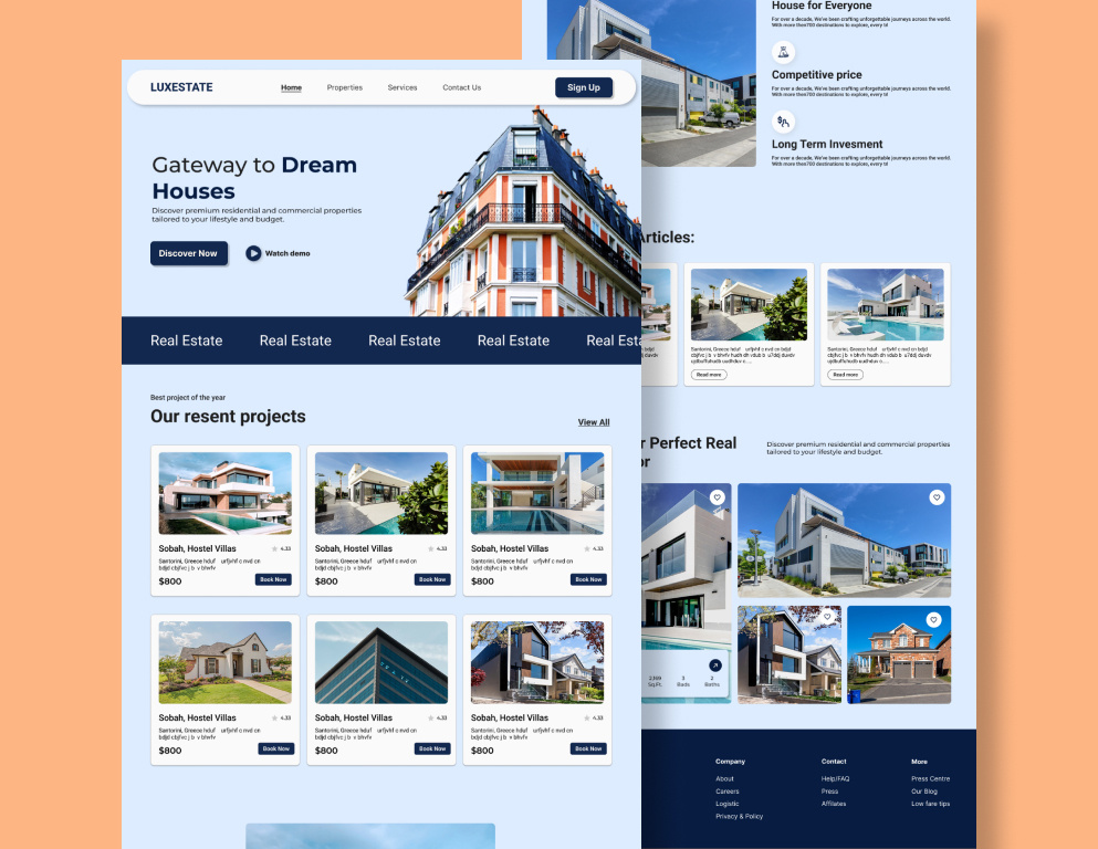 Real Estate website Design branding building website figma design figma website graphic design house website real estate real estate website real estate website design realestate webdesign ui ui ux design ui ux website ux website design