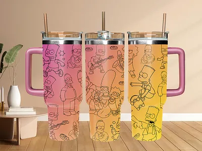 I will design custom 3d tumbler wrap 20,30oz sublimation drinkwa 20oz tumbler 30 oz tumbler 3d design 3dmockup 40oz cup cup drinkware illustration mug skinny skinny tumbler sublimation sublimation wrap tumbler tumbler wrap vector wraps