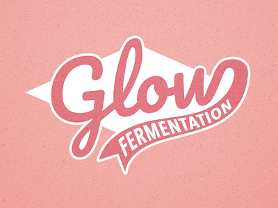 Glow Fermentation beer branding classic illustration logo logodesign mockup modern typography