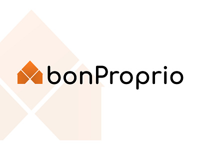 bonProprio logo design branding design estate graphic design illustration logo logotype typography vector