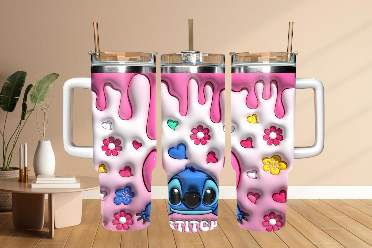 Example of I Will Design Custom 40oz Cup Design