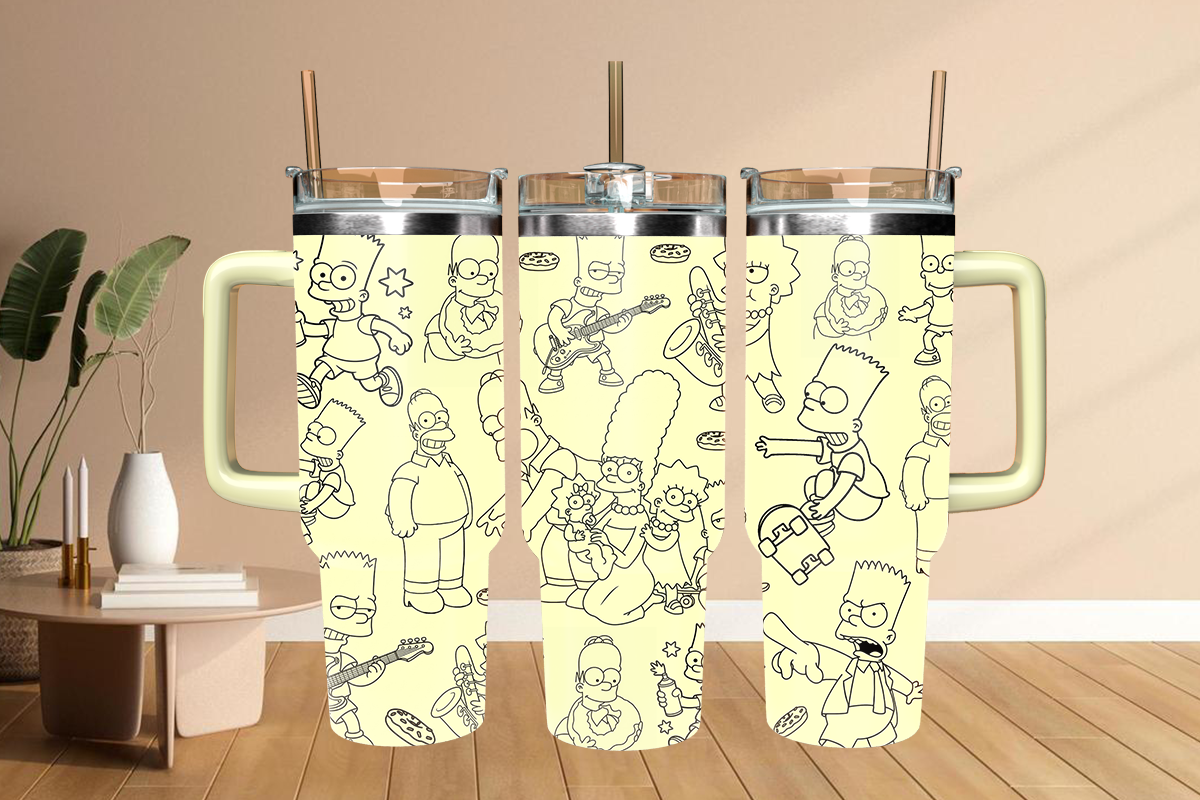 Example of I Will Design Custom 40oz Cup Design