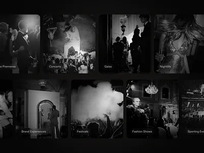 Rumor – The app where culture connects branding concert dark mode entertainment event management event platform events fashion guest list hospitality influencer marketing luxury membership nightlife premieres product design rsvp ticketing vip experience visual identity