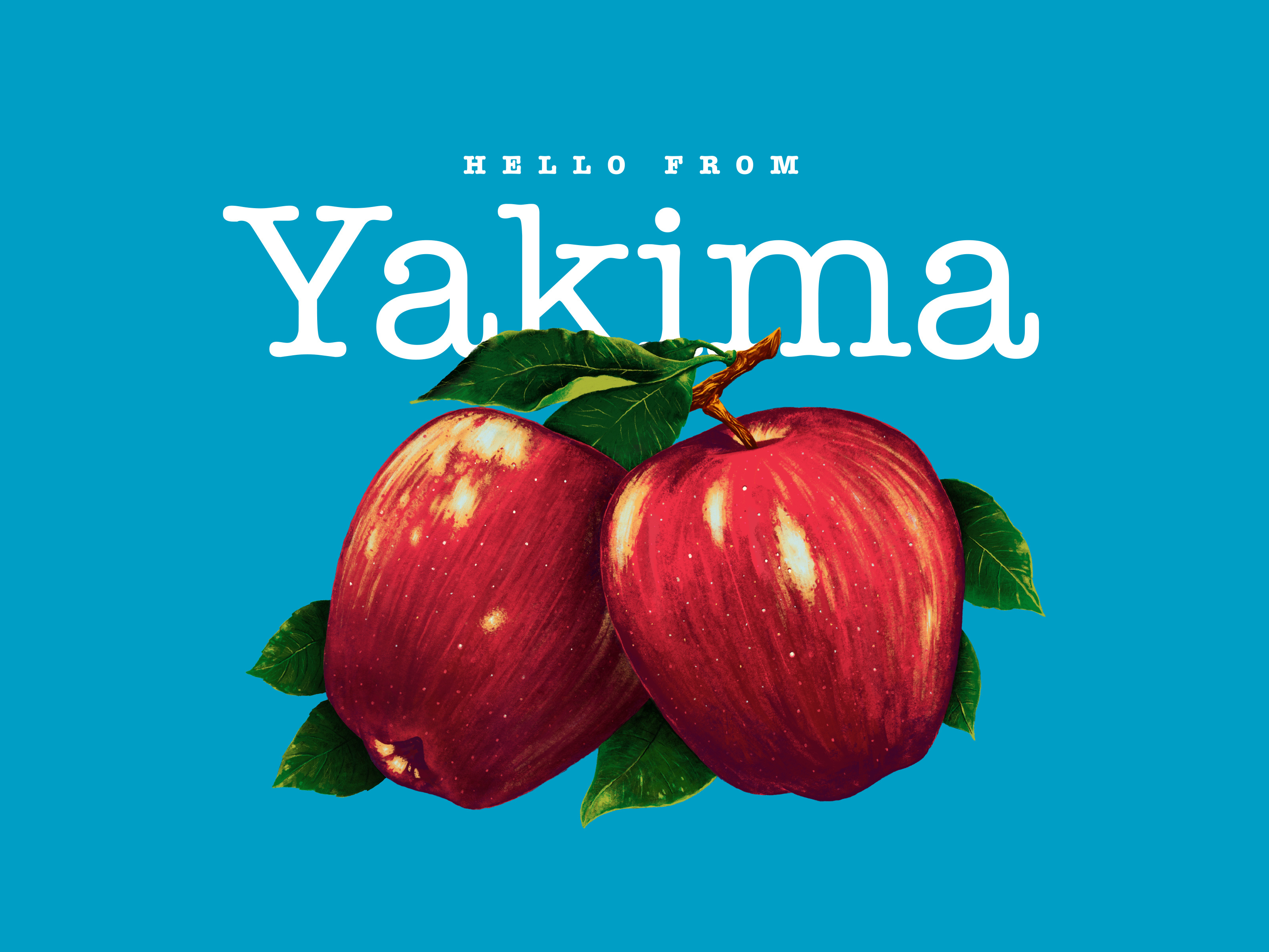 Local greetings card illustration