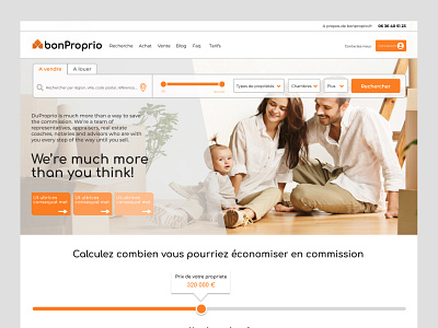 Website design bonProprio app branding design graphic design layout typography ui ux web website