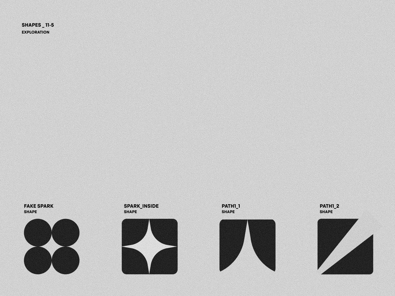 Shapes&Letters Branding exploration branding design letters logo minimalist shapes wordmark