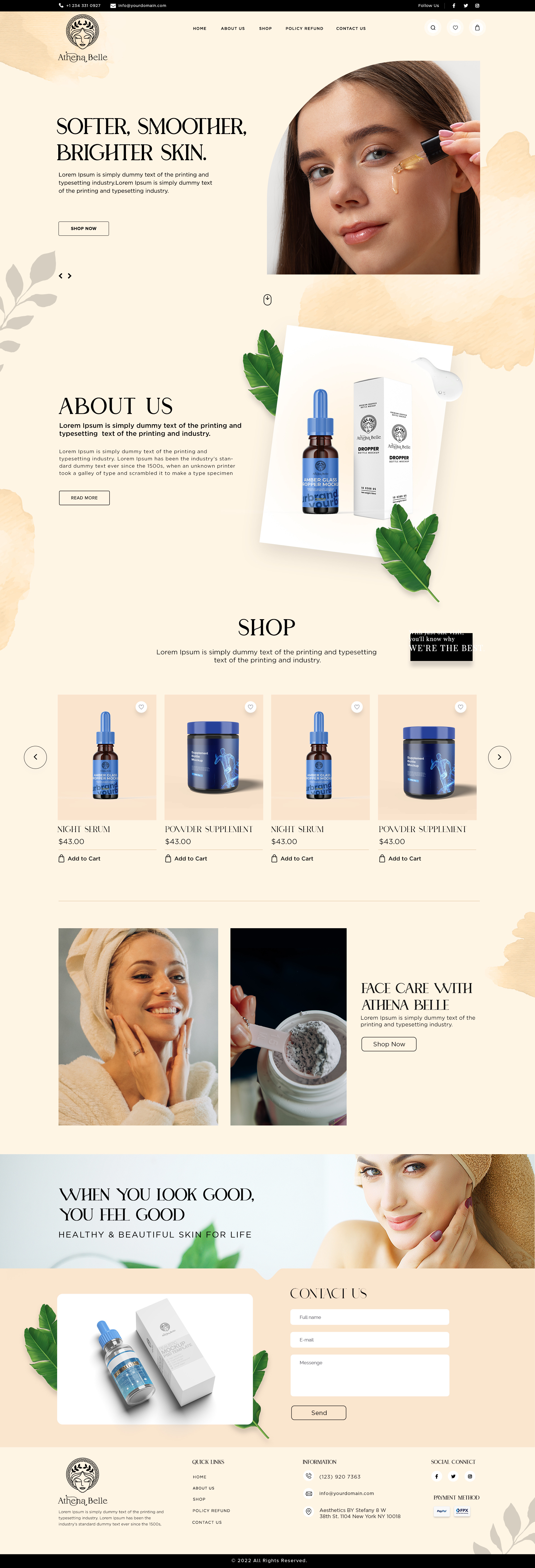 Athena Belle UI adobe xd figma ui user experience user interface ux website