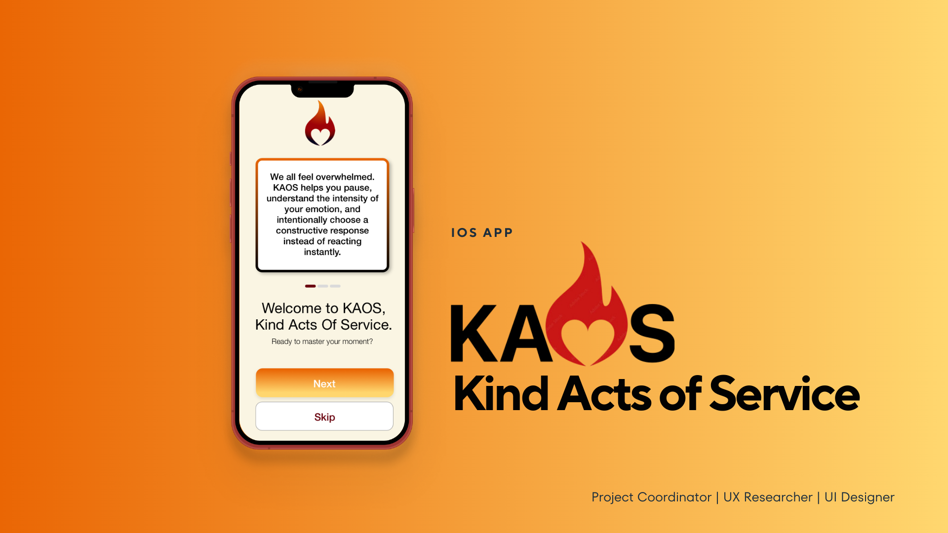 KAOS App Design app branding design graphic design illustration logo typography ui ux vector