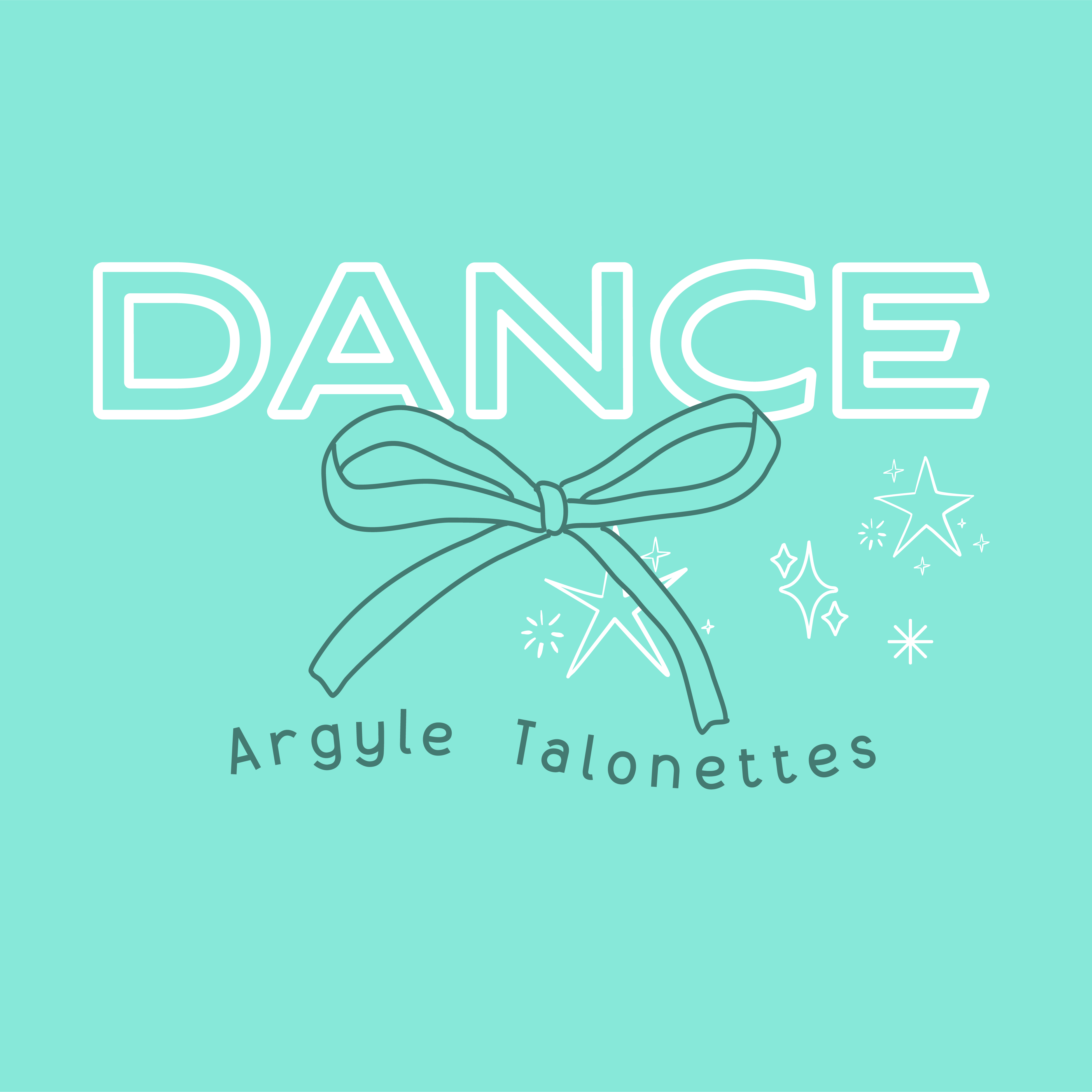 Dance Logo - Bow with Sparkles