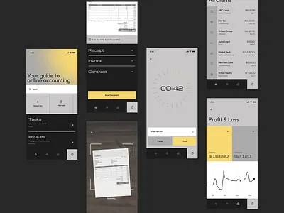 Reimagining accounting - Mobile SaaS Experience accounting app analytics animation app application design clean ui data visualization finance app fintech fintech app mobile mobile app mobile design mobile first modern ui product design saas ui ui design ux design