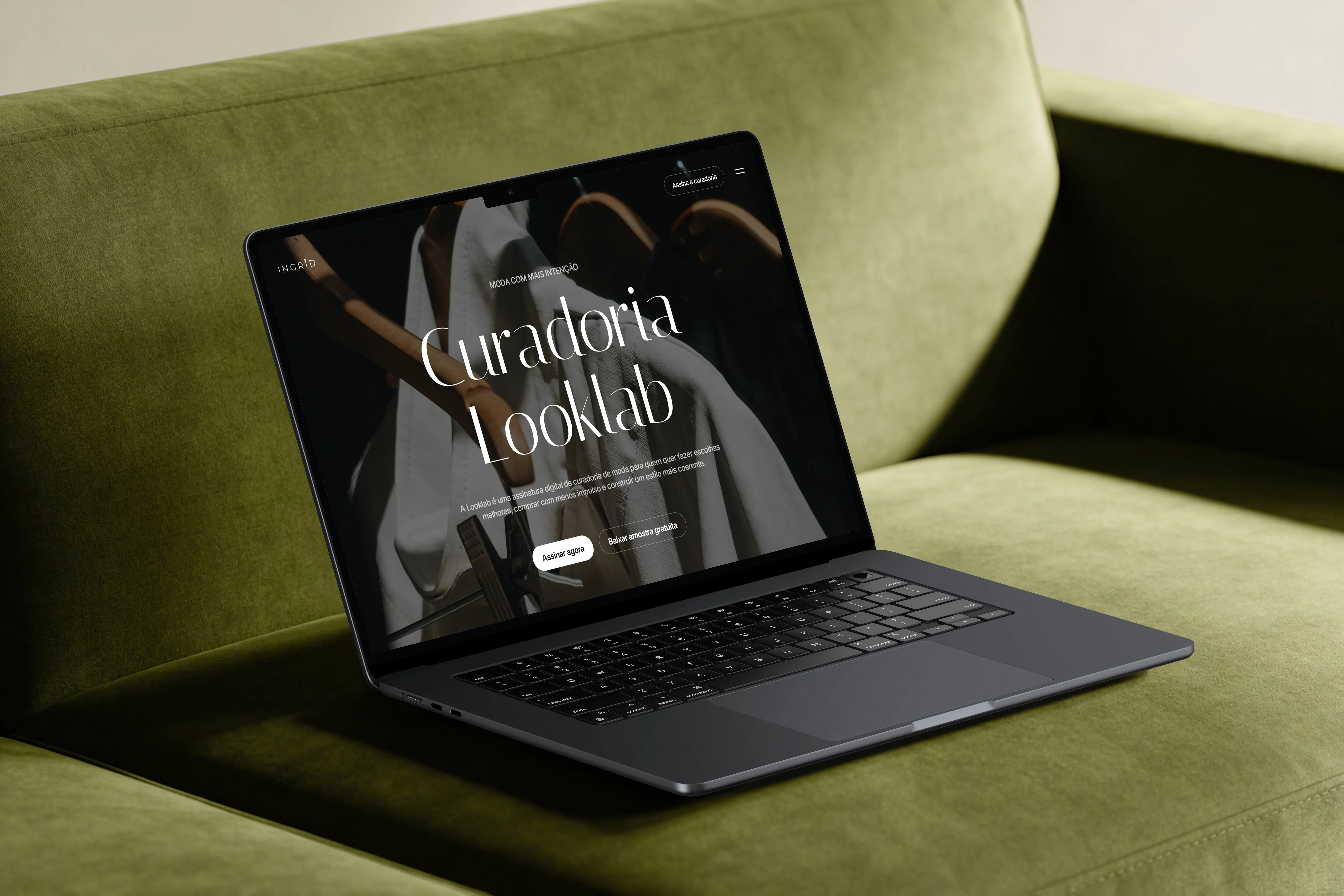 Looklab | Clothing Curation Website cards fashion graphic design hero landing page magazine motion ui ux website