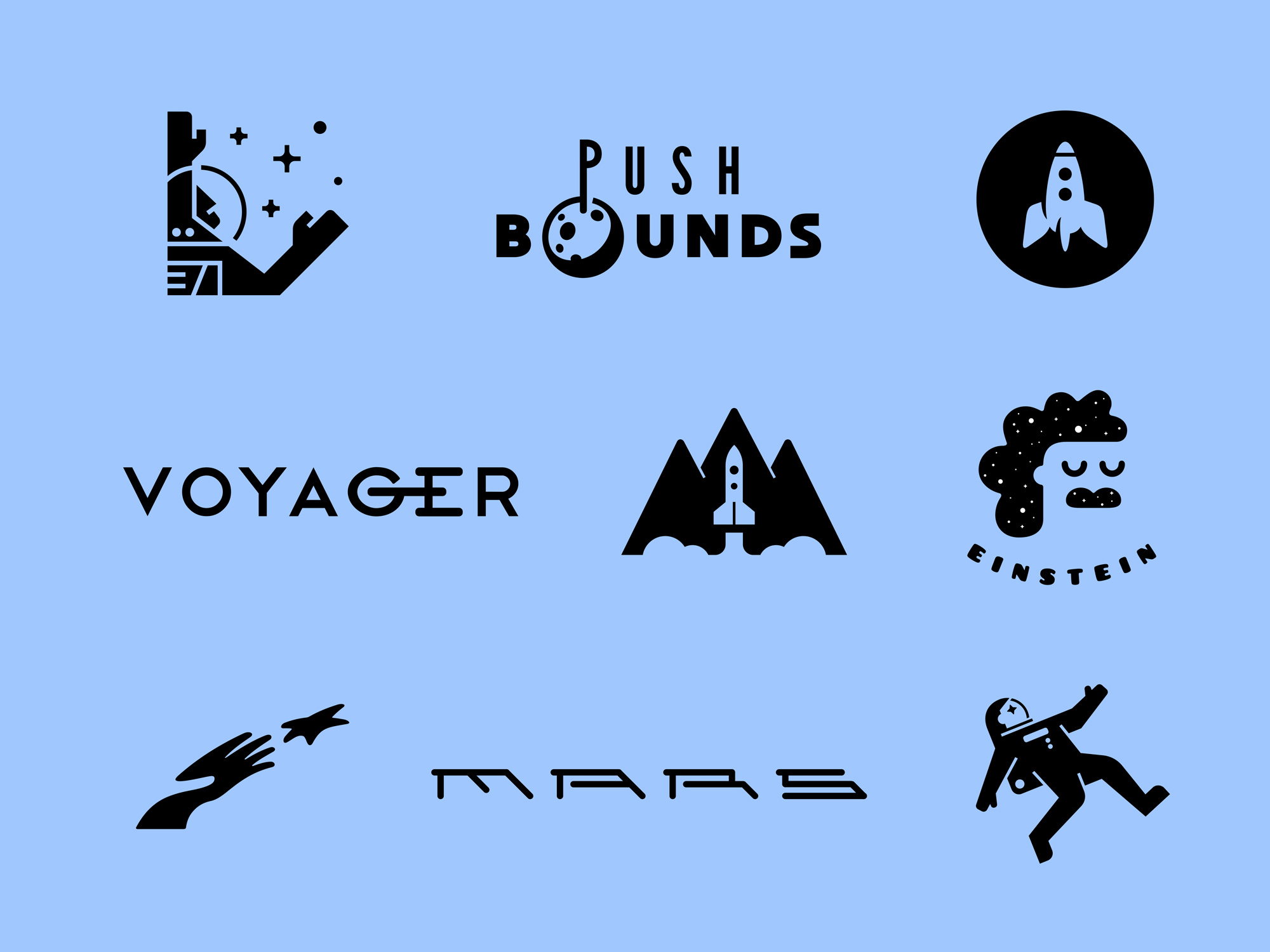 Logo Roundup > Space Theme
