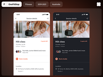 Jungle Devs – Archive: OneFitStop design fitness ios mobile ui